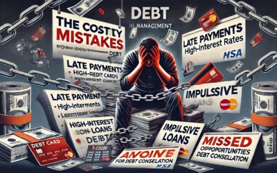 Les 6 Erreurs de Gestion de la Dette Qui Te Coûtent Cher (Et Comment les Éviter)